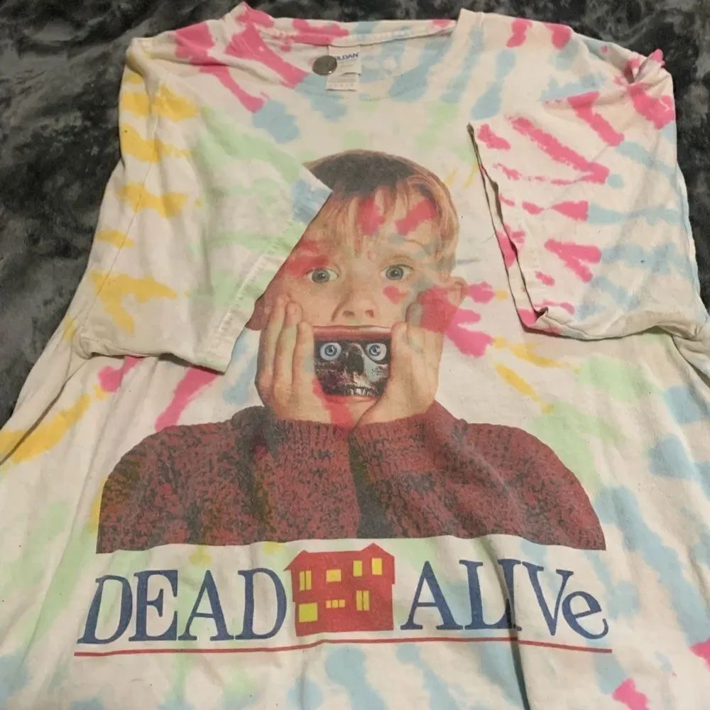 Vintage home alone sweatshirt vintage they live vintage dead alive tie dye